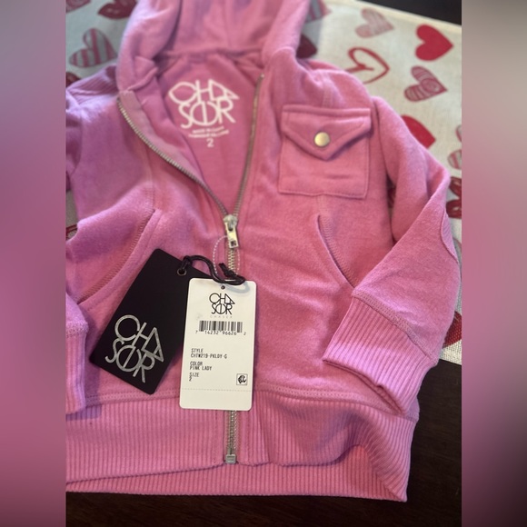 Chaser Kids Pink Lady Jacket Girls Jackets size 2 - Picture 4 of 8